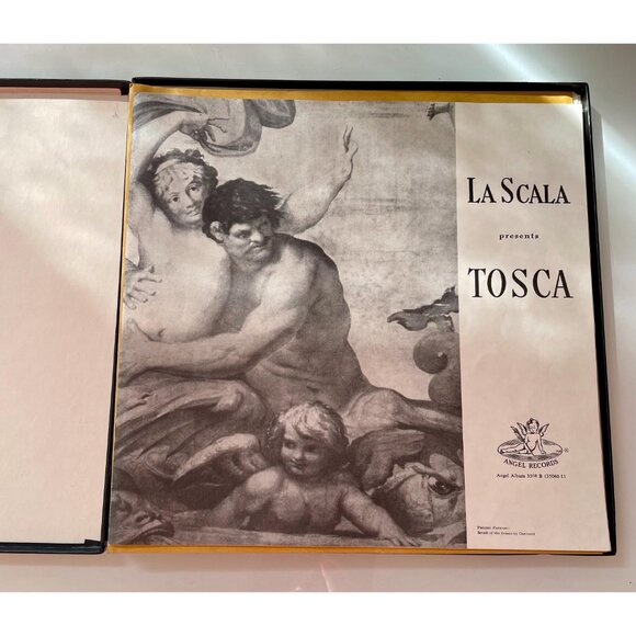 Vintage 1953 Maria Callas TOSCA Vinyl 2 LP Box Set - Picture 5 of 9